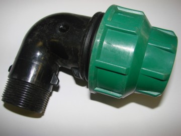 PE knie met buitendraad 50 x 1,5"  L7.22.050