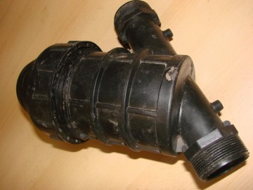 Zwart PP gaasfilter 2" 125  B.52.615