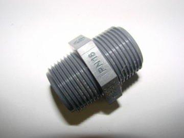 PVC draadnippel 3/4 x 3/4 "  L3.35.065