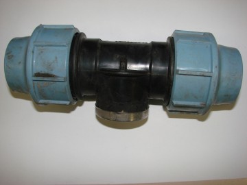 Unidelta t-stuk 50 x 1,5"x 50mm   819338