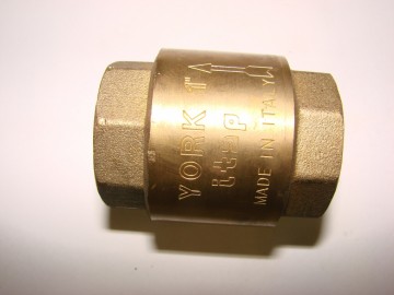 York terugslagklep met veer en !" bi.dr.  WK51003