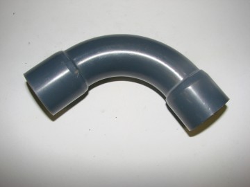 PVC bocht 90gr. 10bar     L1.05.032