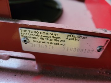 Maaidek zijlosser toro 7210 3