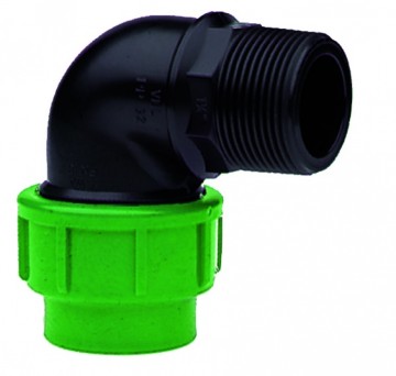 PE knie 25 x 1" buitendraad  L7.22.026