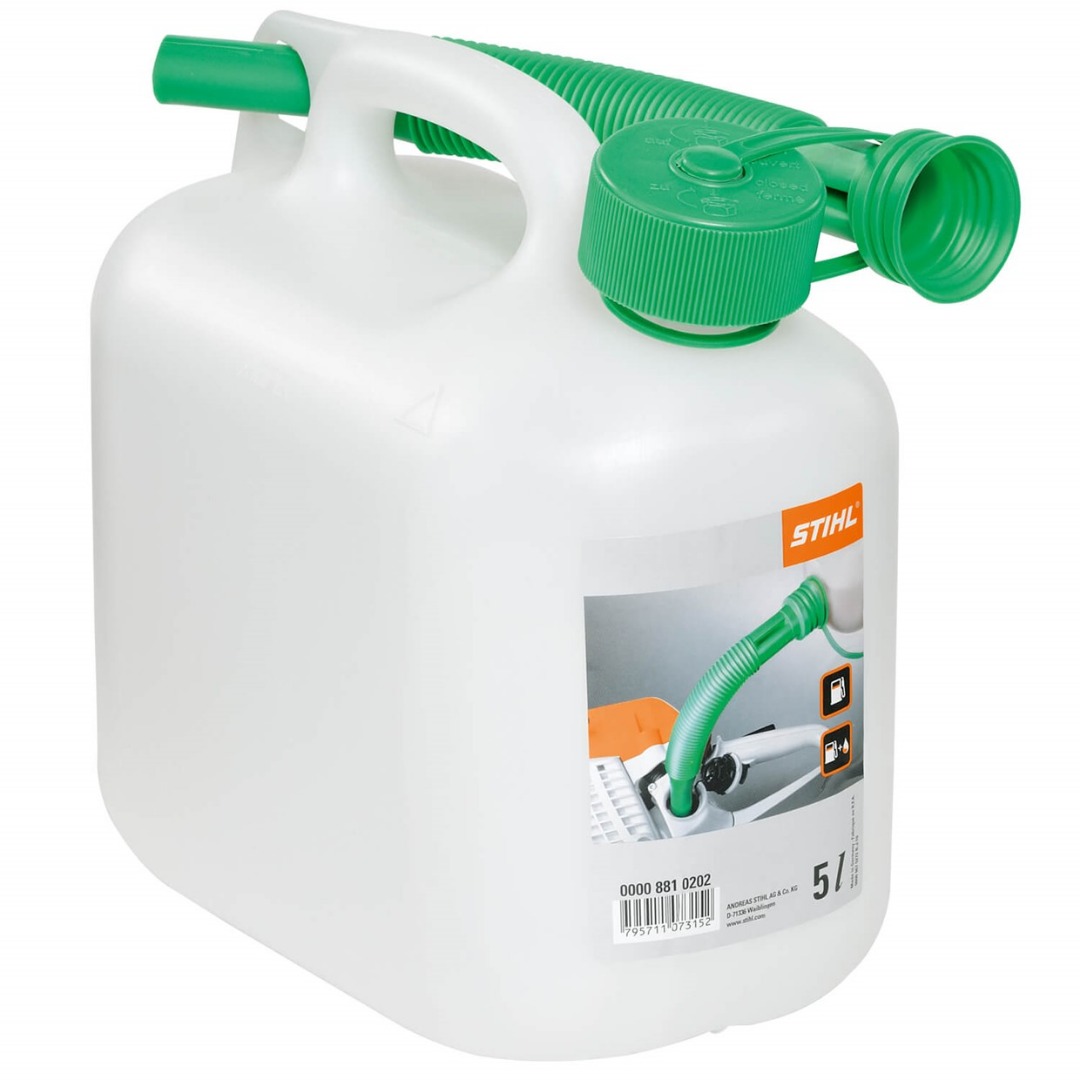 absorptie feit Bier Stihl jerrycan 5 liter transparant - Stihl - Hooghiemstra Hardegarijp BV -  voor zitmaaiers, kettingzagen, bladblazers, hogedrukspuiten, bosmaaiers en  nog veel meer!