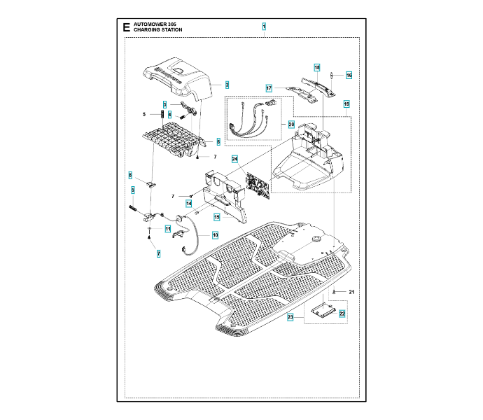 Concurreren Rally trui Laadstation compleet 305 - Automower Toebehoren - Hooghiemstra Hardegarijp  BV - voor zitmaaiers, kettingzagen, bladblazers, hogedrukspuiten,  bosmaaiers en nog veel meer!